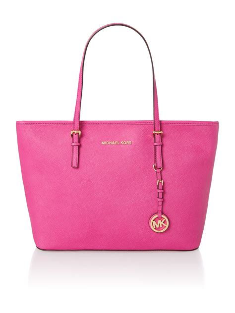 michael kors jet set hot pink